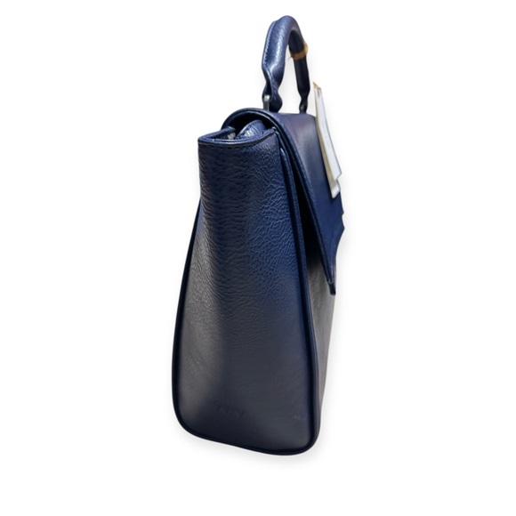 MATT & NAT Simoni Vegan Satchel Handbag, Dwell Collection - Allure Blue - Picture 3 of 9